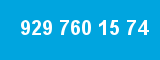 929 760 15 74 929 760 15 74